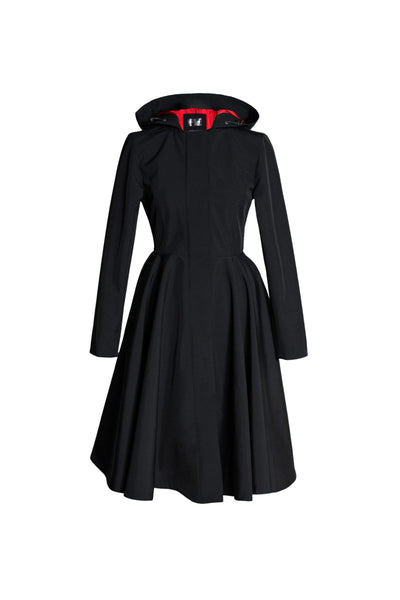 Raven Red black women's coat ion light background