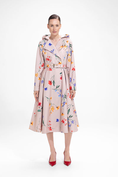 'Spring Bloom' coat in size S tall (with imperfection)