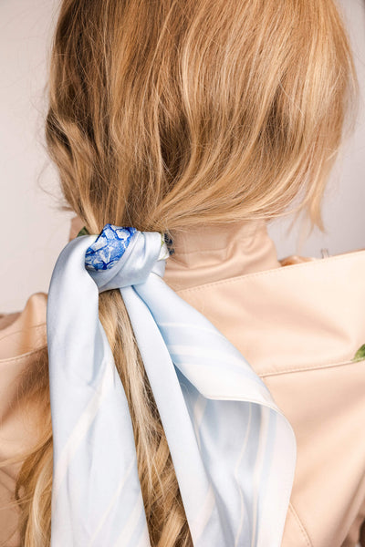 Hair accessory made of natural silk