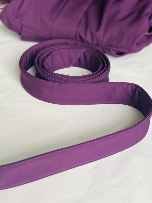 Solid purple color belt | Ruby Purple
