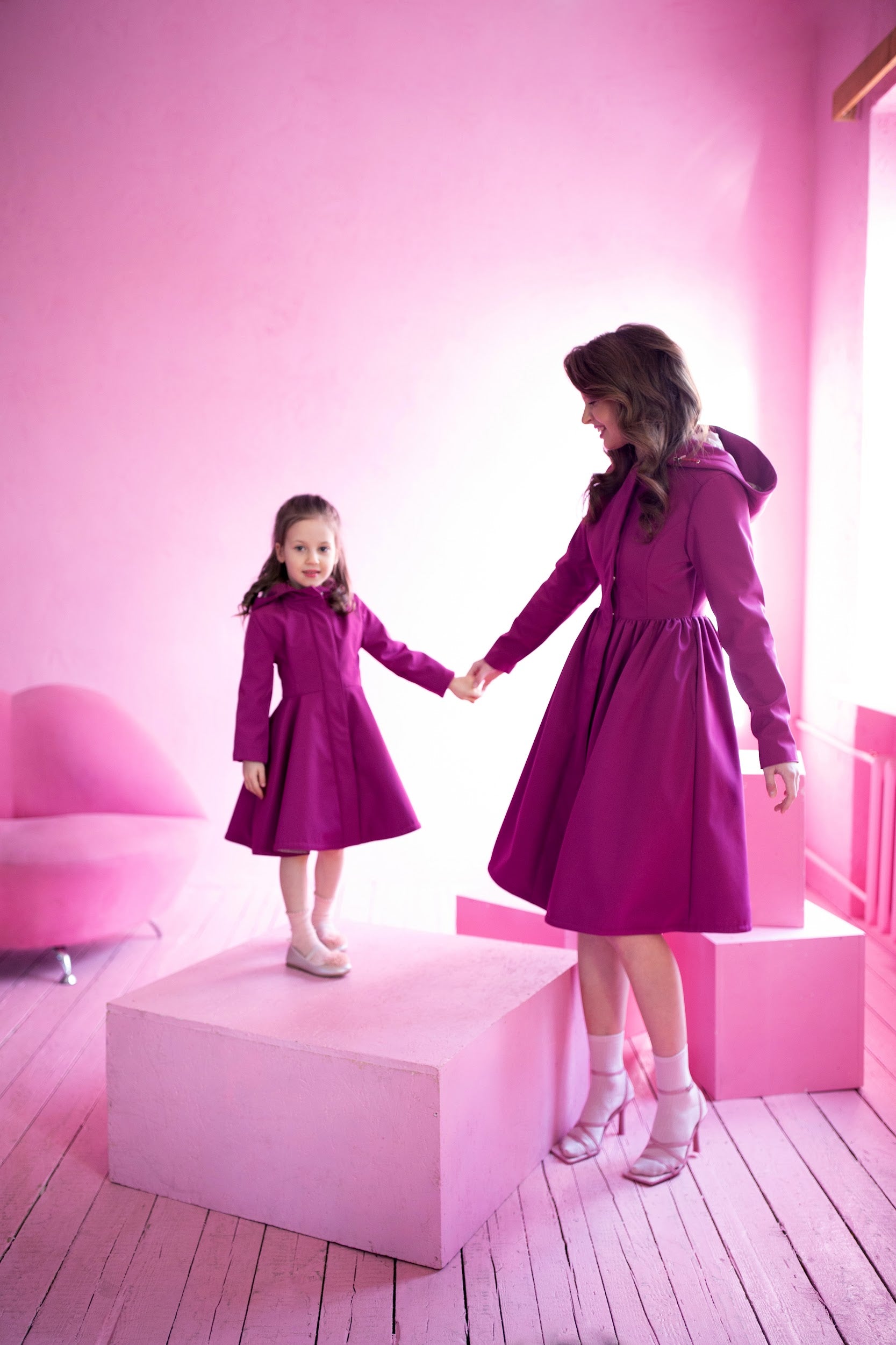 Pink Mommy and me set