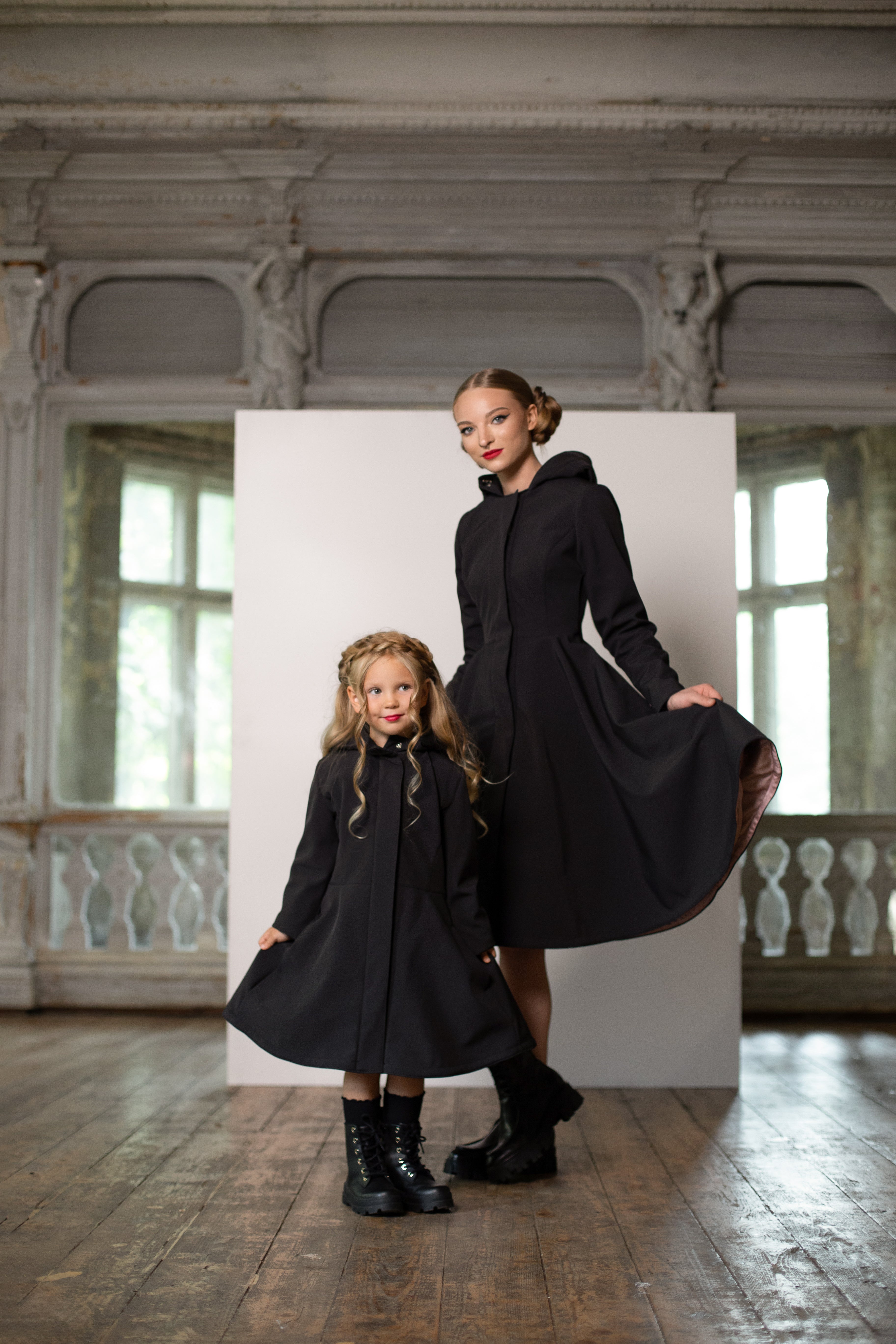 Black raincoat 2025 for girls