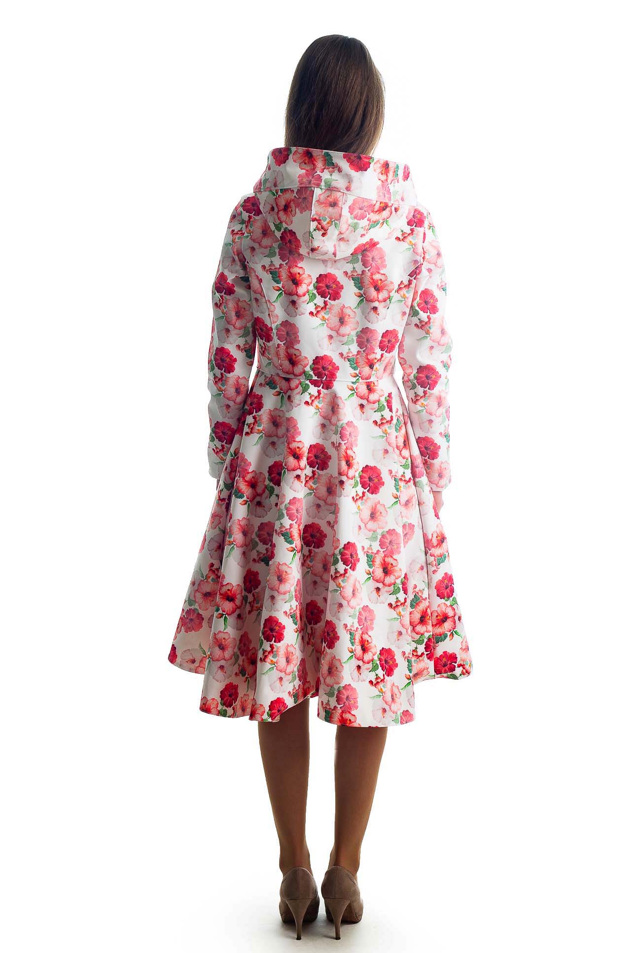 Ladies on sale floral raincoats