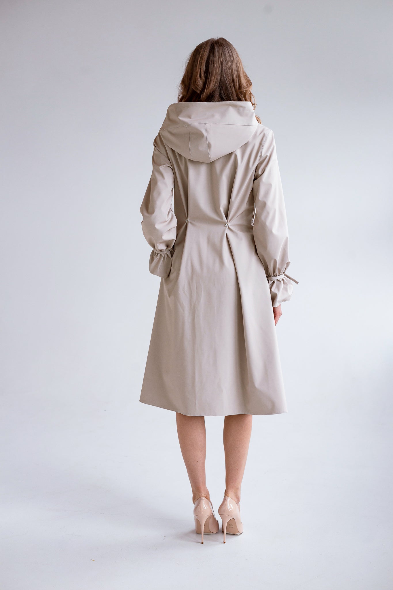 Ladies trench coat 2025 with hood